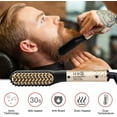 thumbnail image 4 of Beard Straightener for Men, Ionic Fast Heated Straightening Brush Hot Electric Mens Beard Comb Straightener Adjustable Temperatures, 4 of 8