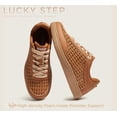 thumbnail image 5 of LUCKY STEP Fashion Retro Braided Raffia Style Sneakers Breathable Casual Shoes,Brown,Womens, 5 of 11