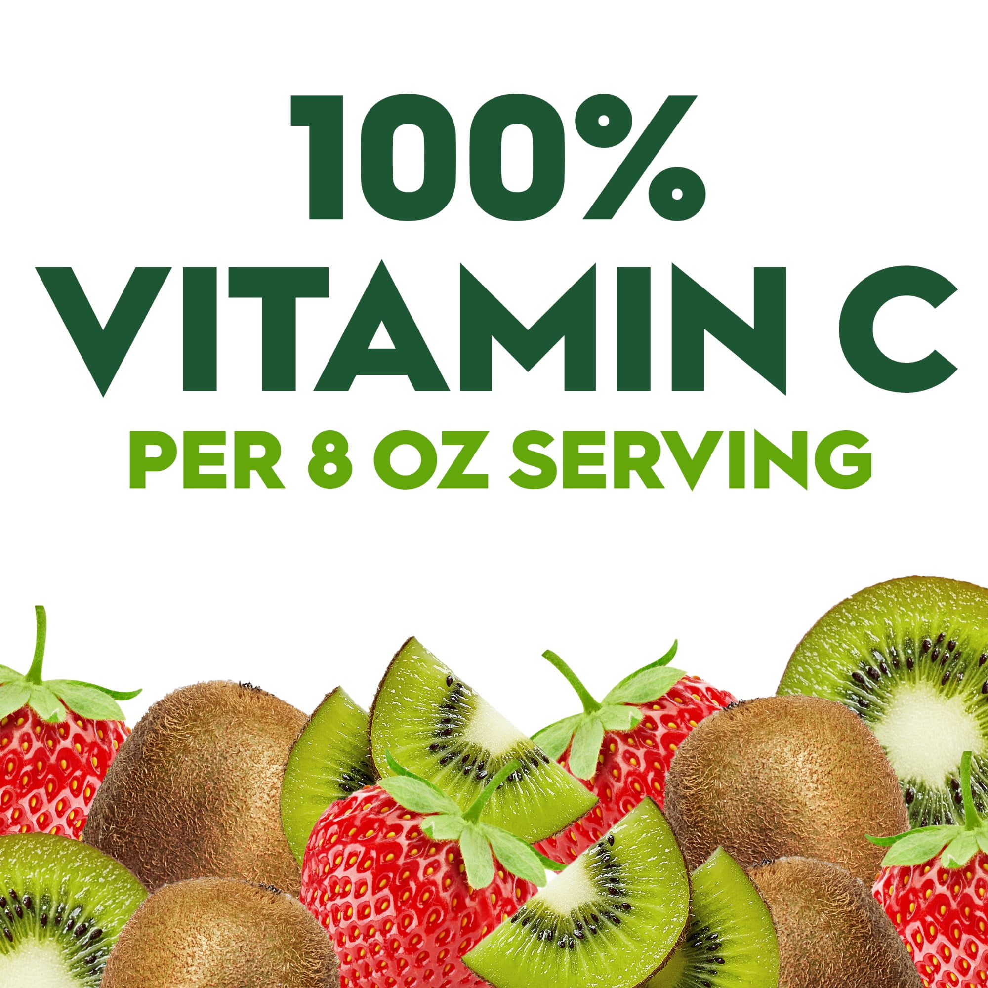 (4 pack) Juicy Juice 100% Juice, Kiwi Strawberry, 128 fl oz Bottle