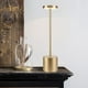 thumbnail image 2 of Lámpara de mesa inalámbrica, LED de metal, recargable por USB, luz nocturna de 3 niveles de brillo, lámpara de escritorio, lámpara de lectura para restaurante, dormitorio o habitación compartida, 2 of 5