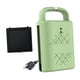 thumbnail image 3 of Máquina para hacer waffles eléctrica, sandwichera con placa única, portátil, ahorradora de espacio, diseño con mango grande, prensa tostadora para Verde, 3 of 9