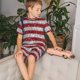 thumbnail image 4 of Balery America Flag Glitter Conjunto de Pijama Infantil de Manga Corta con Estampado – Ropa de Dormir de Algodón Suave-4X-Large, 4 of 6