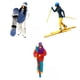 thumbnail image 1 of Figuras de dioramas,Maquetas De Trenes Escala Figuras Pintadas Escala S, Monopatín de nieve artificial,Diorama 1/87 escenario modelo accesorios muñeca Juguetes,Kits de, 1 of 9