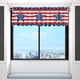 thumbnail image 4 of RKSTN blackout curtains Living Room Curtains, Flag Pattern With Stars And Translucent Stripes, For, Eyelets, 4 of 7