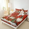 thumbnail image 4 of Manfei Kawaii Gnome Bed Sheets,Merry Christmas King Sheets,Redd Old Barn Door Sheet Set For Girls Kids,Breathable Home Decor,4-Piece, 4 of 7
