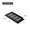 thumbnail image 1 of Grille de Ventilation Rectangulaire en Aluminium 100mm pour Armoire Garde-Robe, 1 of 9
