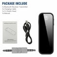 thumbnail image 3 of Bluetooth Transmitter Receiver  2-in-1 Wireless 3.5mm Audio Adapter  Bluetooth 5.0 Transmitter for TV/PC/Car/Home, 3 of 9
