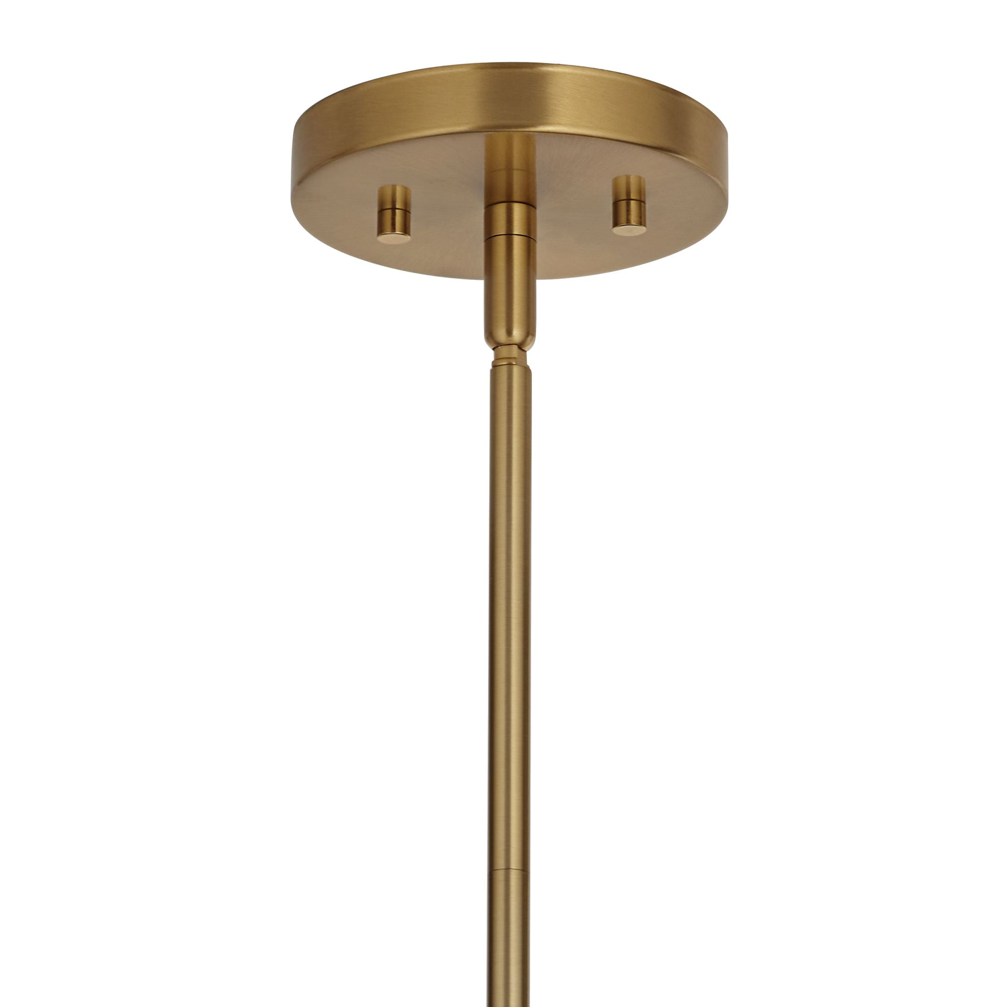 Possini Euro Design Lallie 18" Modern Pendant Ceiling Light Fixture Dining Room Over Table Drum Warm Brass Finish Ribbed Glass