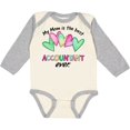 thumbnail image 3 of Inktastic My Mom is the Best Accountant Ever Boys or Girls Long Sleeve Baby Bodysuit, 3 of 5