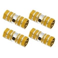 thumbnail image 1 of Motoforti 4 Pcs Bike Pegs for MX MTB Hexagon Rear Foot Pegs Aluminum Alloy Yellow, 1 of 6