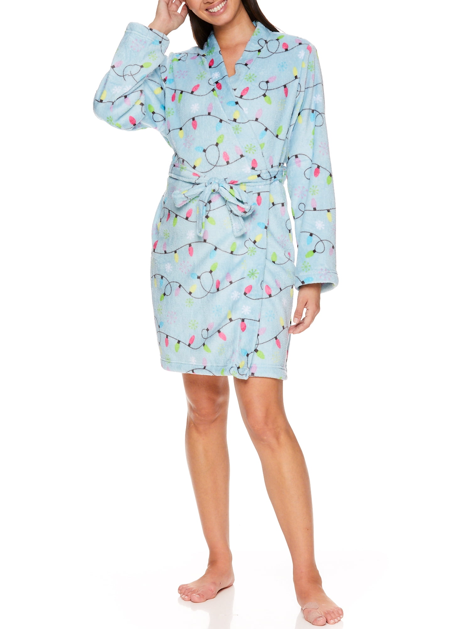 VIP Women's & Women's Plus Plush Pajama Sleep Robe