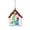 Green, variant on den Christmas Tree Ornaments, Vintage Style Hanging Wood Pendants Warm Holiday Decor for Home, Mantel, Window Red