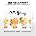 thumbnail image 2 of Sikiie Hello Spring Sunflower Gnomes Dish Drying Mat, Kitchen Counter Mat, Self Drying Mat for Kitchen Counter Dish Drying Pad ,for Dishes, Utensils, Pots and Pans（24" x 18"）, 2 of 7