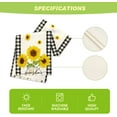 thumbnail image 5 of Sunflower Vase Sunshine Summer Table Runner, Spring Kitchen Dining Table Decoration for Home Party Decor, 5 of 5