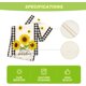 thumbnail image 5 of Camino de mesa de verano con diseño de girasol y cuadros de búfalo, decoración de mesa de comedor de primavera para cocina y fiestas en casa (1 unidad), 5 of 7