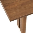 thumbnail image 3 of Modway Amistad 18.5" Wood Bench with Adjustable Foot Pads in Walnut, 3 of 10