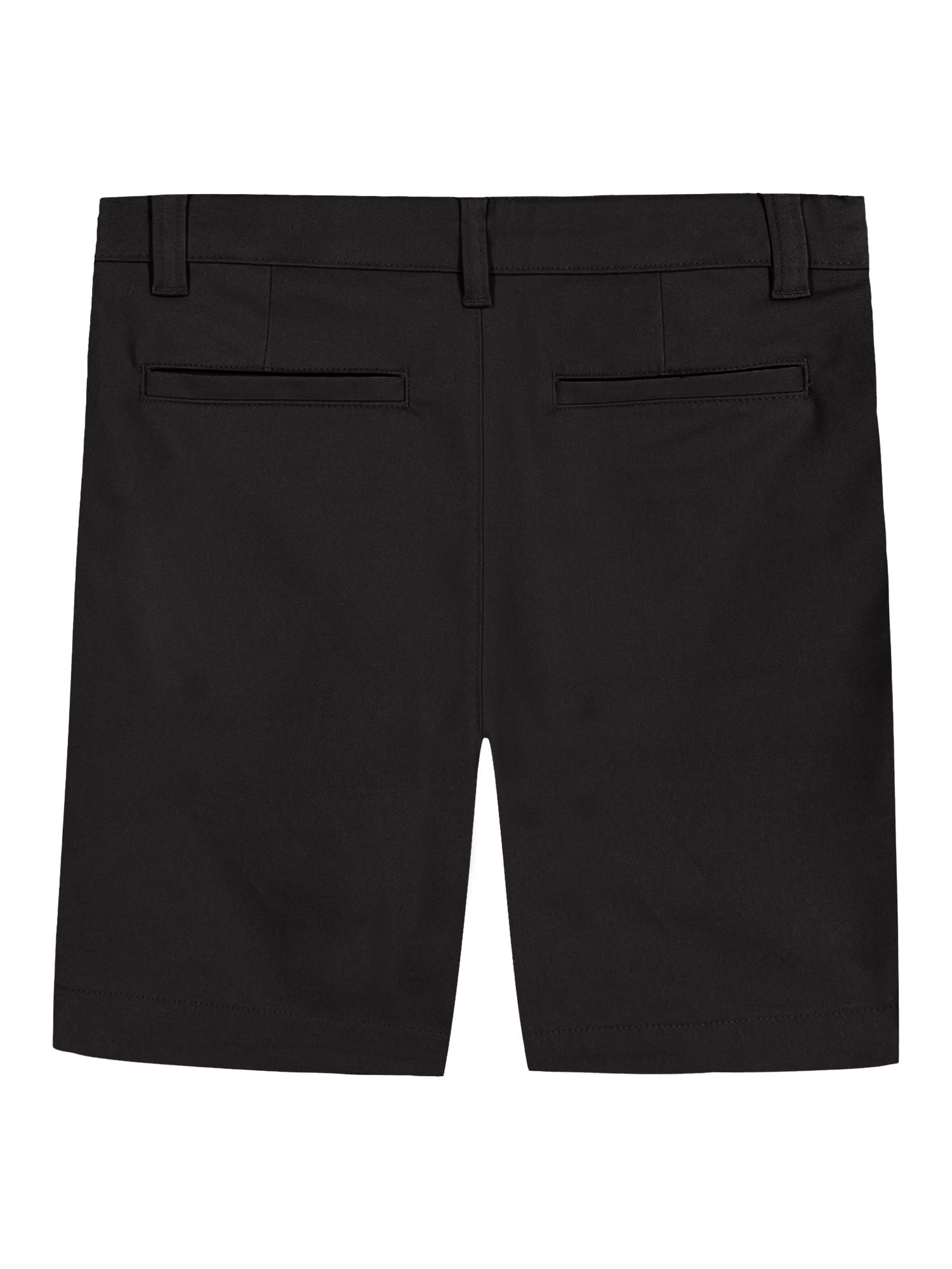 Wonder Nation Boys School Uniform Flat Front Shorts, Sizes 4-18 & Husky