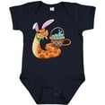 thumbnail image 3 of Inktastic Easter Cute Snake with Basket and Bunny Ears Boys or Girls Baby Bodysuit, 3 of 5
