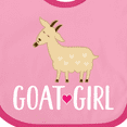 thumbnail image 4 of Inktastic Goat Girl Farm Animal Girls Baby Bib, 4 of 4