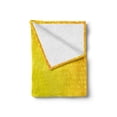 thumbnail image 2 of Yellow Soft Flannel Fleece Throw Blanket, Illustration Artwork with Ombre Style Circle in Shades of Yellow Dots, Cozy Plush for Indoor and Outdoor Use, 60" x 80", Merigold Yellow, by Ambesonne, 2 of 6