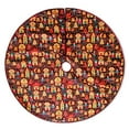 thumbnail image 6 of Gnome Folk Pattern Vintage Christmas Tree Skirt, 6 of 6