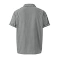 thumbnail image 6 of Kcolen Men's Solid Color Polo Shirt Short Sleeve Collared Casual Business Basic Tee Lightweight Button T-Shirts Summer Tops, 6 of 6