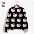 thumbnail image 4 of Sudadera con capucha para mujer, con estampado de dibujos animados, manga larga, estilo Harajuku, con estampado de HELLO KITTY, ropa informal para mujer, y2k, 4 of 5