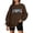 Z001-Brown, variant on Crewneck Mama Sweatshirt Women Oversized Trendy Letter Graphic Long Sleeve Pullover Tops Funny Casual Relaxed Fit Mom Shirts