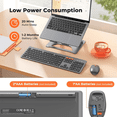 thumbnail image 6 of Meetion Multi-Device Keyboard and Mouse, Ultra Thin, Wireless Bluetooth, Rechargeable, 6 of 9