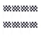 thumbnail image 1 of 30 banderas a cuadros de carreras de Fórmula 1 F1, banderas que agitan a mano (negro + blanco), 1 of 4