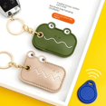 thumbnail image 3 of Llavero con funda de cuero con tarjeta de acceso de dibujos animados, llavero creativo y lindo para niña, bolso colgante, regalo personalizado, 3 of 6