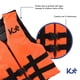 thumbnail image 4 of Chaleco Salvavidas Kingsports para Natacion Playa Piscina Naranja CH, 4 of 9