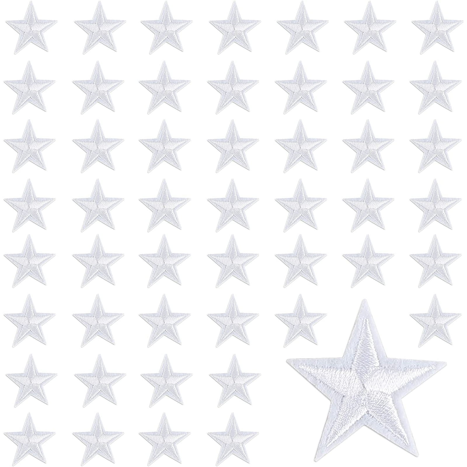 10PCS Star Patch Embroidered Sew On Iron On Badge Clothes Fabric Applique Craft 