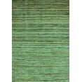 thumbnail image 1 of Ahgly Company Indoor Rectangle Abstract Turquoise Blue Modern Area Rugs, 8' x 12', 1 of 4