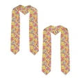 thumbnail image 2 of Fuzoiu Donut and Blue Print Graduation Sash,Graduation Stole,Unisex Adult Graduation Stole Shawl 91" Long,for Academic Commencements Shawl-Sharp Corner, 2 of 7