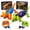 Green and Orange, variant on Remote Control Lizard That Climbs Walls, 2.4G Wall Climbing Toy with USB Charging for Smooth Walls, Glass, Ceilings and Floor Play for Boys Girls 3+