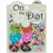 Fabric Palette On the Dot Yo-Yos 1.5" 100% Cotton 10/Pkg-Chill YoYo