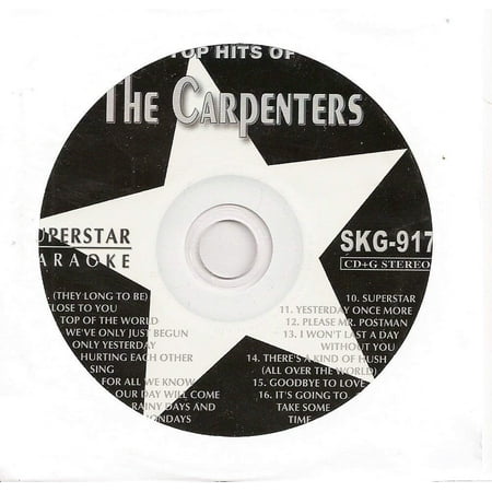 Superstar Karaoke CDG All Hits of The CARPENTERS (Best Of Both Worlds Karaoke)