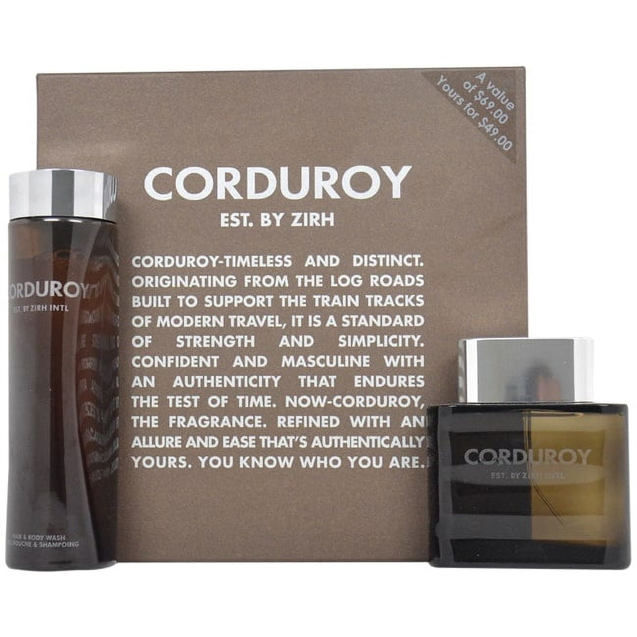 Zirh International Classic Corduroy Men's Perfume - 2.5 oz Eau de