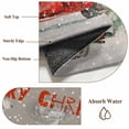 thumbnail image 6 of Round Rugs 6Ft, Grey Christmas Round Area Rug Washable Indoor Throw Carpet, Red Truck Xmas Tree Snowflake Soft Non Slip Circle Rug for Office Cabinet Home Decor Aesthetic, 6 of 8