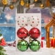 thumbnail image 4 of 6 adornos navideños para árbol de Navidad, decoración navideña, colgantes artesanales irrompibles en forma de gota. Estilo C, 4 of 6