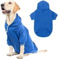 thumbnail image 1 of Sudadera con capucha para perros KOOLTAIL Basic, suave y cálida, para perros XL, azul, 1 of 8