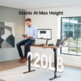 thumbnail image 4 of VIVO Electric Stand Up Desk Frame Single Motor Standing Height Adjustable, 4 of 8