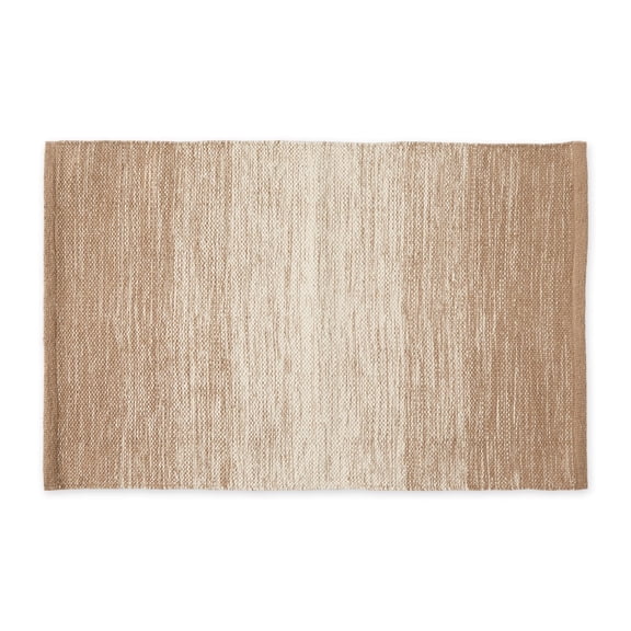 2x3-Ft Ombre Stripe Rug - Stone