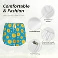 thumbnail image 6 of Lsque Bee Sunflower Printed Women's Running Shorts with Liner Pockets,Elastic Quick Dry Workout Athletic Gym Yoga Shorts,Womens High Waist Shorts-XX-Large, 6 of 9