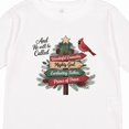 thumbnail image 4 of Inktastic Christian Christmas Tree with Red Cardinal Boys or Girls Long Sleeve Toddler T-Shirt, 4 of 5