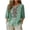 A00_Mint Green# Womens Tops, variant on Summer Embroidered Tops For Women 3/4 Sleeve Boho Linen Shirts Plus Size V Neck Tunic Peasant Clothes