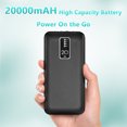 thumbnail image 4 of ABORON Portable Charger 20000mAh Power Bank 2 Pack, Dual USB Battery Battery Bank with 4 Built in Cables for iPhone, iPad, Galaxy, Android, Fast Charging Universal Chargers for All Devices, 4 of 8