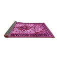 thumbnail image 2 of Ahgly Company Indoor Round Medallion Pink Traditional Area Rugs, 3' Round, 2 of 4