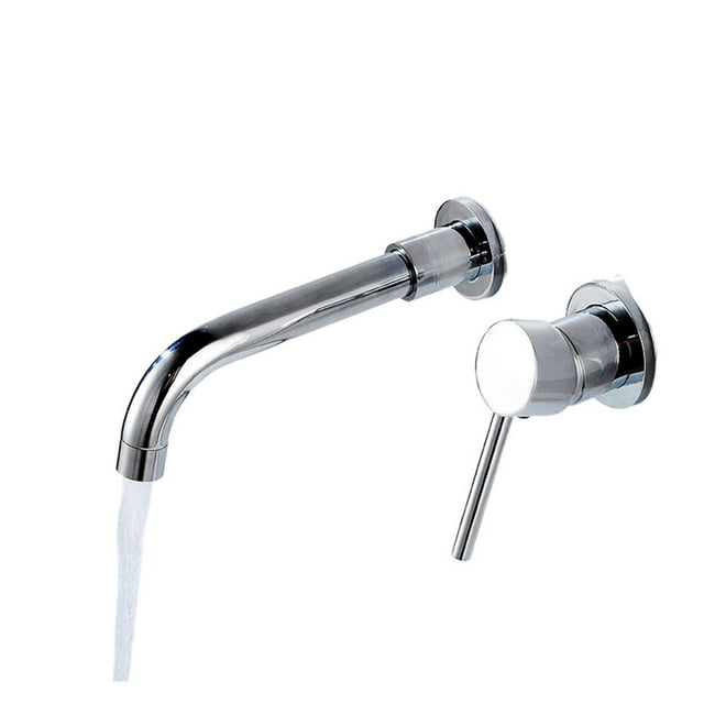 Pre-Embedded Concealed Wall-Mounted, Hot And Cold Basin Faucet Brushed Gold Painted Antique Black Washbasin Faucet Brass ,Versatile Features